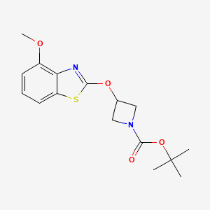 Tert-butyl 3-((4-methoxybenzo[d]thiazol-2-yl)oxy)azetidine-1-carboxylate