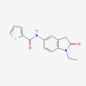N-(1-ethyl-2-oxoindolin-5-yl)thiophene-2-carboxamide