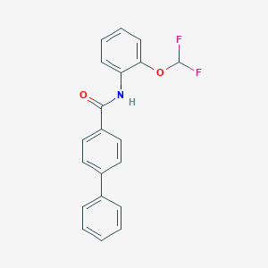 N-[2-(difluoromethoxy)phenyl][1,1'-biphenyl]-4-carboxamide