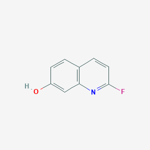 molecular formula C9H6FNO B2513655 2-Fluoroquinolin-7-ol CAS No. 1261802-02-1