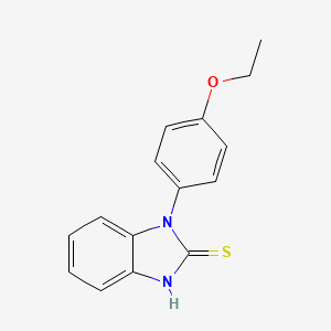 molecular formula C15H14N2OS B2513660 1-(4-ethoxyphenyl)-1H-1,3-benzodiazole-2-thiol CAS No. 721419-04-1