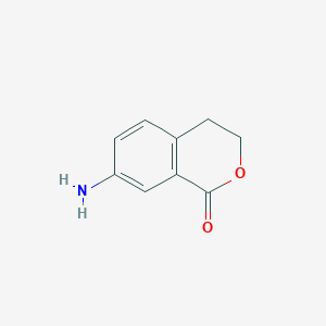 molecular formula C9H9NO2 B2513684 7-氨基异色满-1-酮 CAS No. 66122-73-4