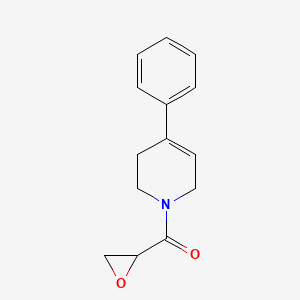 molecular formula C14H15NO2 B2513686 Oxiran-2-yl-(4-phenyl-3,6-dihydro-2H-pyridin-1-yl)methanone CAS No. 2411289-27-3