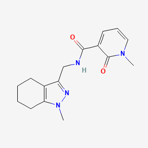 molecular formula C16H20N4O2 B2513708 1-甲基-N-((1-甲基-4,5,6,7-四氢-1H-吲唑-3-基)甲基)-2-氧代-1,2-二氢吡啶-3-甲酰胺 CAS No. 1448129-95-0