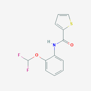 N-[2-(difluoromethoxy)phenyl]thiophene-2-carboxamide