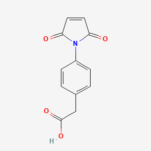 2-[4-(2,5-dioxo-2,5-dihydro-1H-pyrrol-1-yl)phenyl]acetic acid