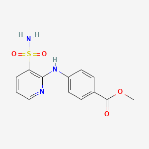 B2513781 Methyl 4-{[3-(aminosulfonyl)pyridin-2-yl]amino}benzoate CAS No. 1774900-81-0