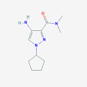 4-Amino-1-cyclopentyl-N,N-dimethyl-1H-pyrazole-3-carboxamide