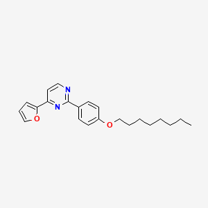4-(2-Furyl)-2-[4-(octyloxy)phenyl]pyrimidine