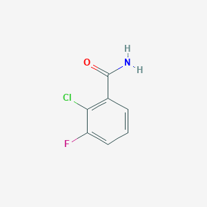 molecular formula C7H5ClFNO B2513798 2-Chloro-3-fluorobenzamide CAS No. 683274-49-9