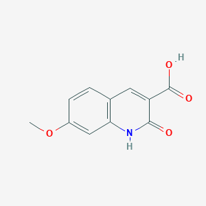 molecular formula C11H9NO4 B2513816 7-methoxy-2-oxo-1,2-dihydroquinoline-3-carboxylic acid CAS No. 462066-82-6