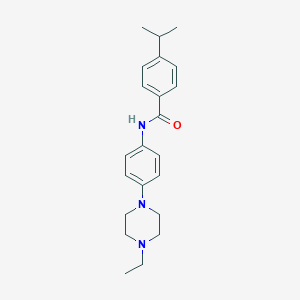 N-[4-(4-ethyl-1-piperazinyl)phenyl]-4-isopropylbenzamide