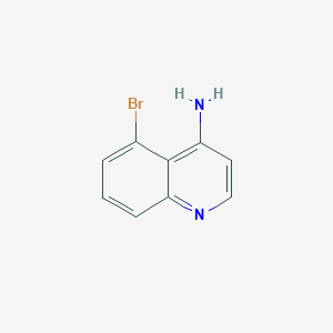 molecular formula C9H7BrN2 B2513876 5-Bromoquinolin-4-amine CAS No. 1416440-31-7