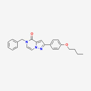 5-benzyl-2-(4-butoxyphenyl)pyrazolo[1,5-a]pyrazin-4(5H)-one