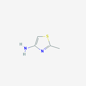 molecular formula C4H6N2S B025139 2-Methylthiazol-4-amine CAS No. 103392-01-4