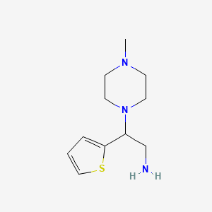 2-(4-Methyl-piperazin-1-yl)-2-thiophen-2-yl-ethylamine