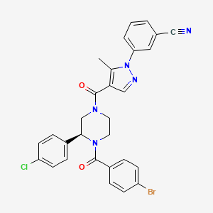 molecular formula C29H23BrClN5O2 B2513925 eIF4A3-IN-1 CAS No. 2095486-67-0