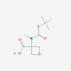 3-[Boc-(methyl)amino]-3-oxetanecarboxylic acid