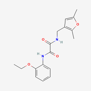 molecular formula C17H20N2O4 B2513940 N1-((2,5-dimethylfuran-3-yl)methyl)-N2-(2-ethoxyphenyl)oxalamide CAS No. 1351644-91-1