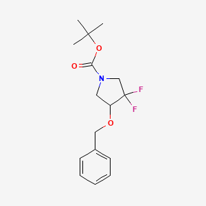 tert-butyl 4-(Benzyloxy)-3,3-difluoropyrrolidine-1-carboxylate