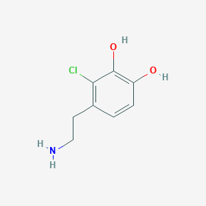 molecular formula C8H10ClNO2 B025140 2-氯多巴胺 CAS No. 102851-70-7