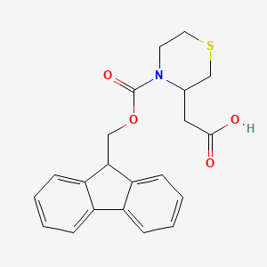2-(4-[(9H-Fluoren-9-ylmethoxy)carbonyl]thiomorpholin-3-YL)acetic acid
