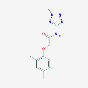 molecular formula C12H15N5O2 B251402 2-(2,4-Dimethyl-phenoxy)-N-(2-methyl-2H-tetrazol-5-yl)-acetamide 