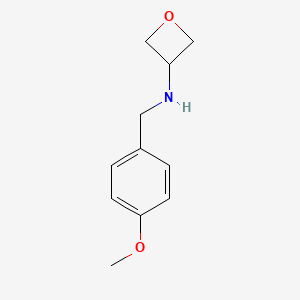 molecular formula C11H15NO2 B2514021 N-(4-Methoxybenzyl)oxetan-3-amine CAS No. 1344099-05-3