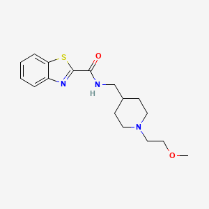 N-((1-(2-methoxyethyl)piperidin-4-yl)methyl)benzo[d]thiazole-2-carboxamide