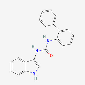 molecular formula C21H17N3O B2514072 1-([1,1'-联苯]-2-基)-3-(1H-吲哚-3-基)脲 CAS No. 899753-44-7