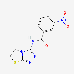 N-(5,6-dihydrothiazolo[2,3-c][1,2,4]triazol-3-yl)-3-nitrobenzamide