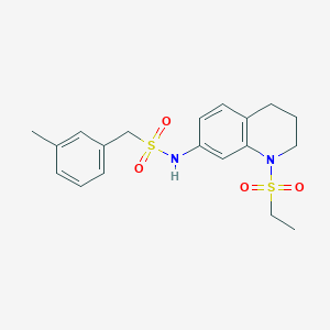 N-(1-(ethylsulfonyl)-1,2,3,4-tetrahydroquinolin-7-yl)-1-(m-tolyl)methanesulfonamide