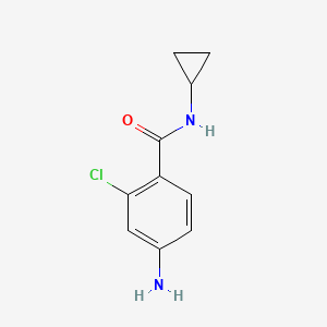 4-amino-2-chloro-N-cyclopropylbenzamide