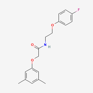 molecular formula C18H20FNO3 B2514121 2-(3,5-二甲基苯氧基)-N-[2-(4-氟苯氧基)乙基]乙酰胺 CAS No. 1105210-68-1