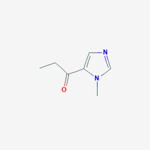 1-(1-methyl-1H-imidazol-5-yl)propan-1-one
