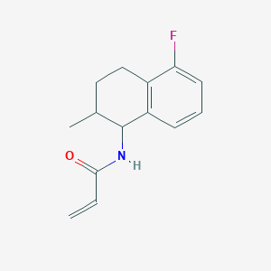 N-(5-Fluoro-2-methyl-1,2,3,4-tetrahydronaphthalen-1-yl)prop-2-enamide
