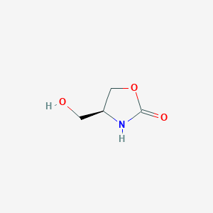 molecular formula C4H7NO3 B2514131 (S)-4-(Hydroxymethyl)oxazolidin-2-one CAS No. 144542-44-9