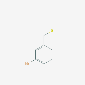 molecular formula C8H9BrS B2514161 1-Bromo-3-[(methylsulfanyl)methyl]benzene CAS No. 76354-12-6