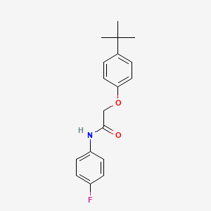 molecular formula C18H20FNO2 B2514183 2-(4-tert-butylphenoxy)-N-(4-fluorophenyl)acetamide CAS No. 301690-10-8