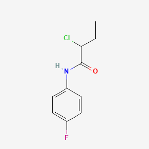 molecular formula C10H11ClFNO B2514220 2-chloro-N-(4-fluorophenyl)butanamide CAS No. 852980-71-3