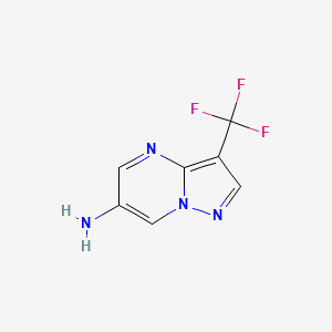3-(Trifluoromethyl)pyrazolo[1,5-a]pyrimidin-6-amine