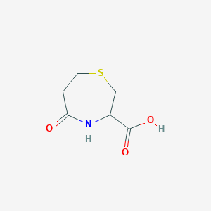 molecular formula C6H9NO3S B2514364 5-氧代-1,4-噻氮杂环-3-羧酸 CAS No. 108051-20-3
