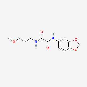 B2514441 N'-(1,3-benzodioxol-5-yl)-N-(3-methoxypropyl)oxamide CAS No. 900000-85-3