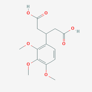 3-(2,3,4-Trimethoxyphenyl)pentanedioic acid