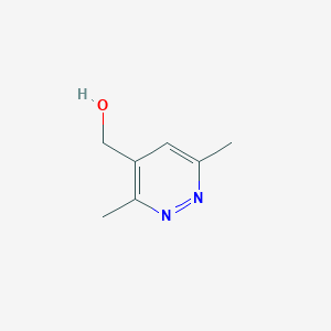 molecular formula C7H10N2O B2514493 (3,6-二甲基吡哒嗪-4-基)甲醇 CAS No. 18591-51-0
