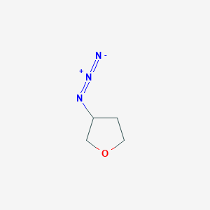 molecular formula C4H7N3O B2514537 3-Azidooxolane CAS No. 1027290-42-1