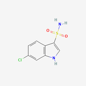 molecular formula C8H7ClN2O2S B2514564 6-Chloro-1H-indole-3-sulfonamide CAS No. 2168376-44-9