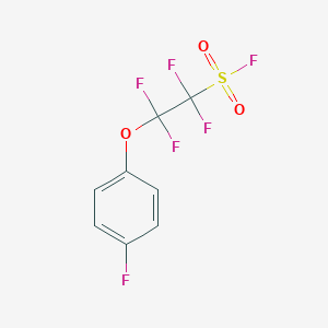 molecular formula C8H4F6O3S B2514566 4-氟苯氧基四氟乙磺酰氟 CAS No. 2368871-64-9