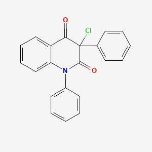 molecular formula C21H14ClNO2 B2514571 3-Chloro-1,3-diphenylquinoline-2,4-dione CAS No. 144603-36-1