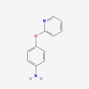 molecular formula C11H10N2O B2514583 4-(吡啶-2-氧基)苯胺 CAS No. 76471-08-4